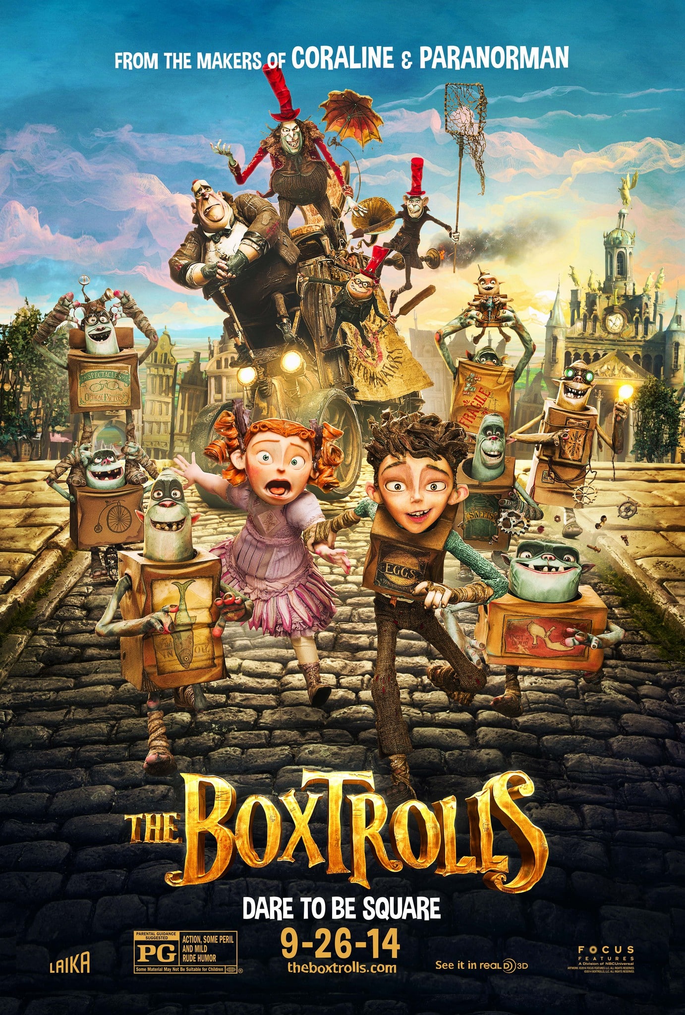 غول‌های پاکتی (The Boxtrolls)