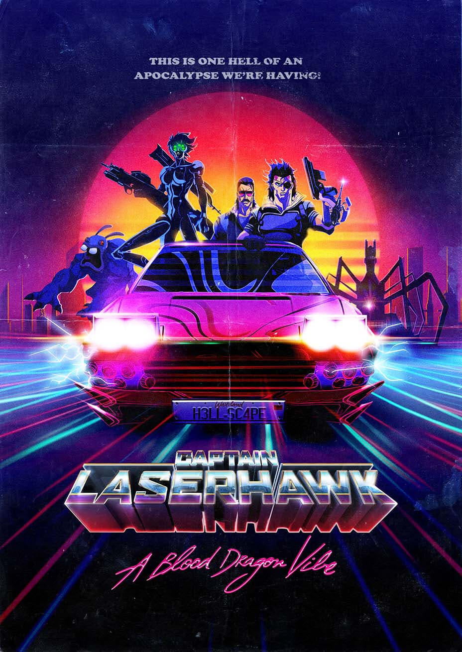 کاپیتان لیزرهاوک: یک اژدهی خونی (Captain Laserhawk: A Blood Dragon Remix)